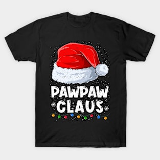 Pawpaw Claus Christmas Santa Family Matching Pajama T-Shirt